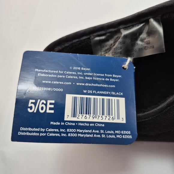 DR SCHOLLS Womens Flannery Therapeutic Slipper,Wide Width Size 5/6E - Picture 10 of 12